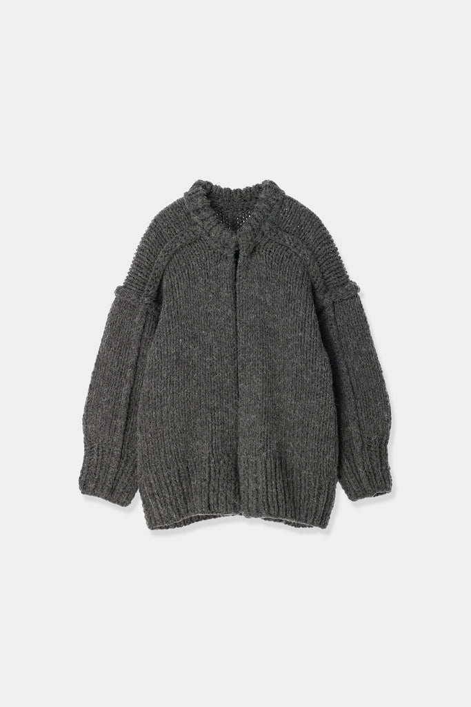 volume hand knit outer-