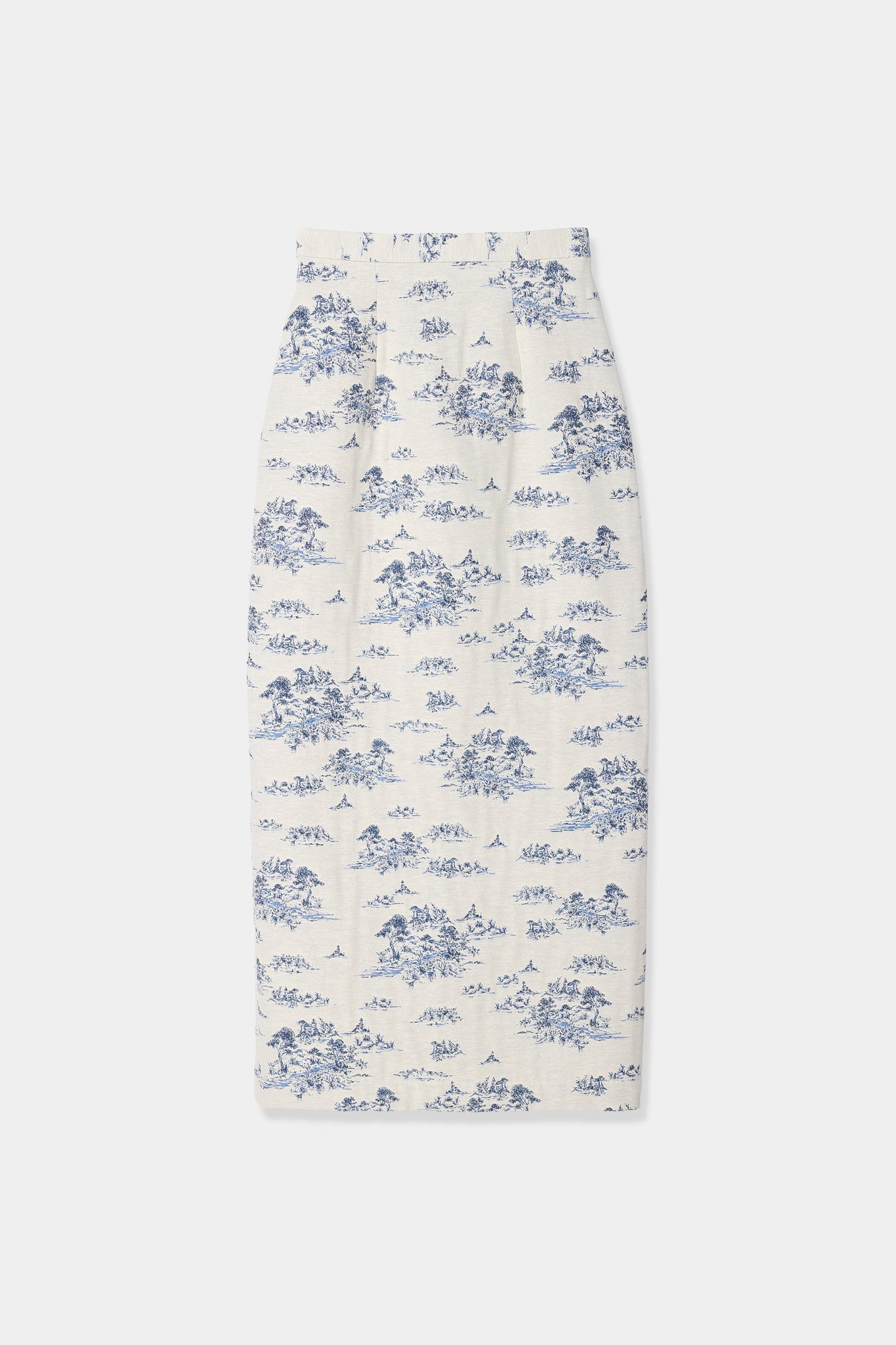 louren lakeside jacquard pencil skirt S | labiela.com