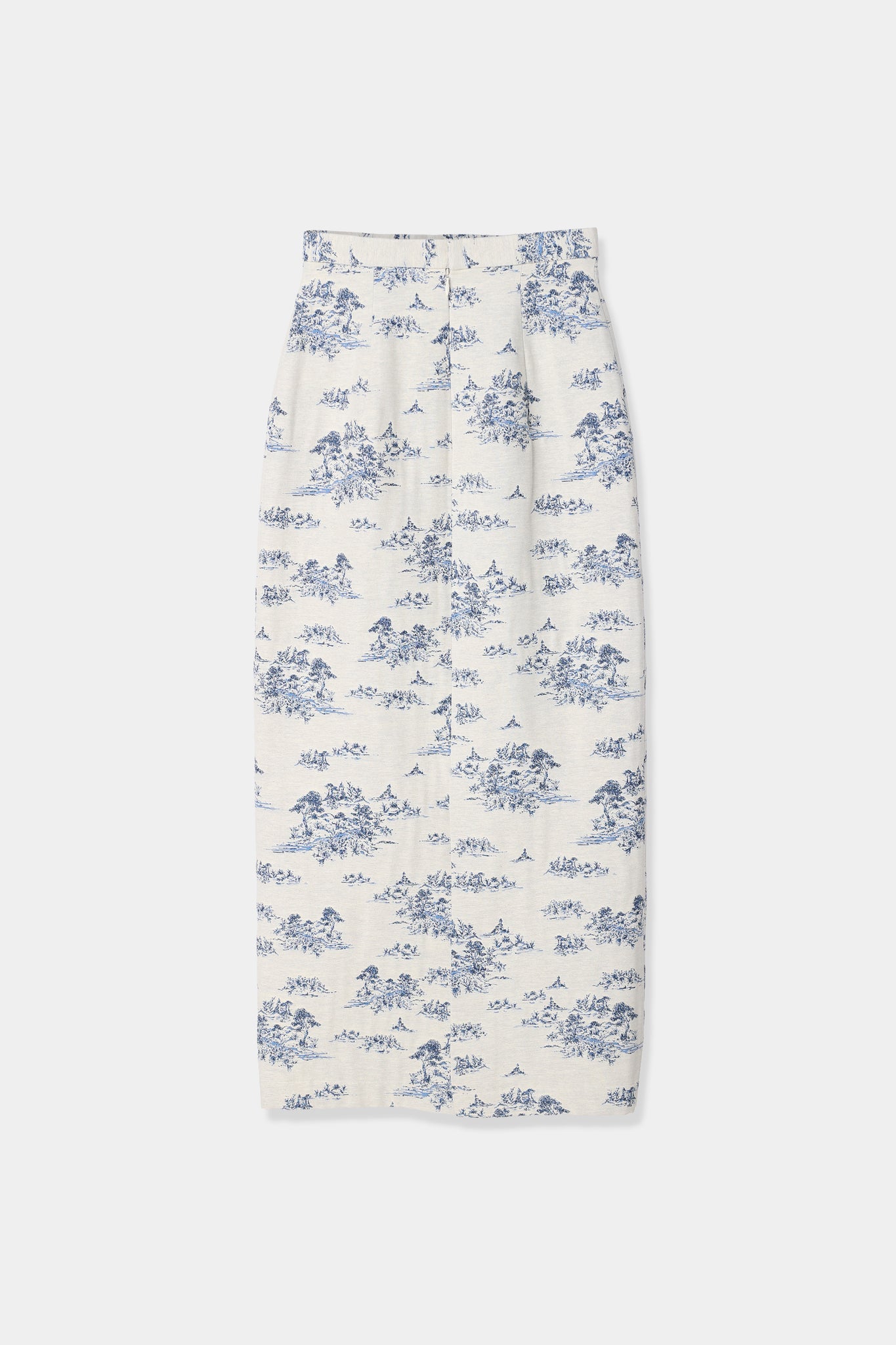 louren lakeside jacquard pencil skirt-