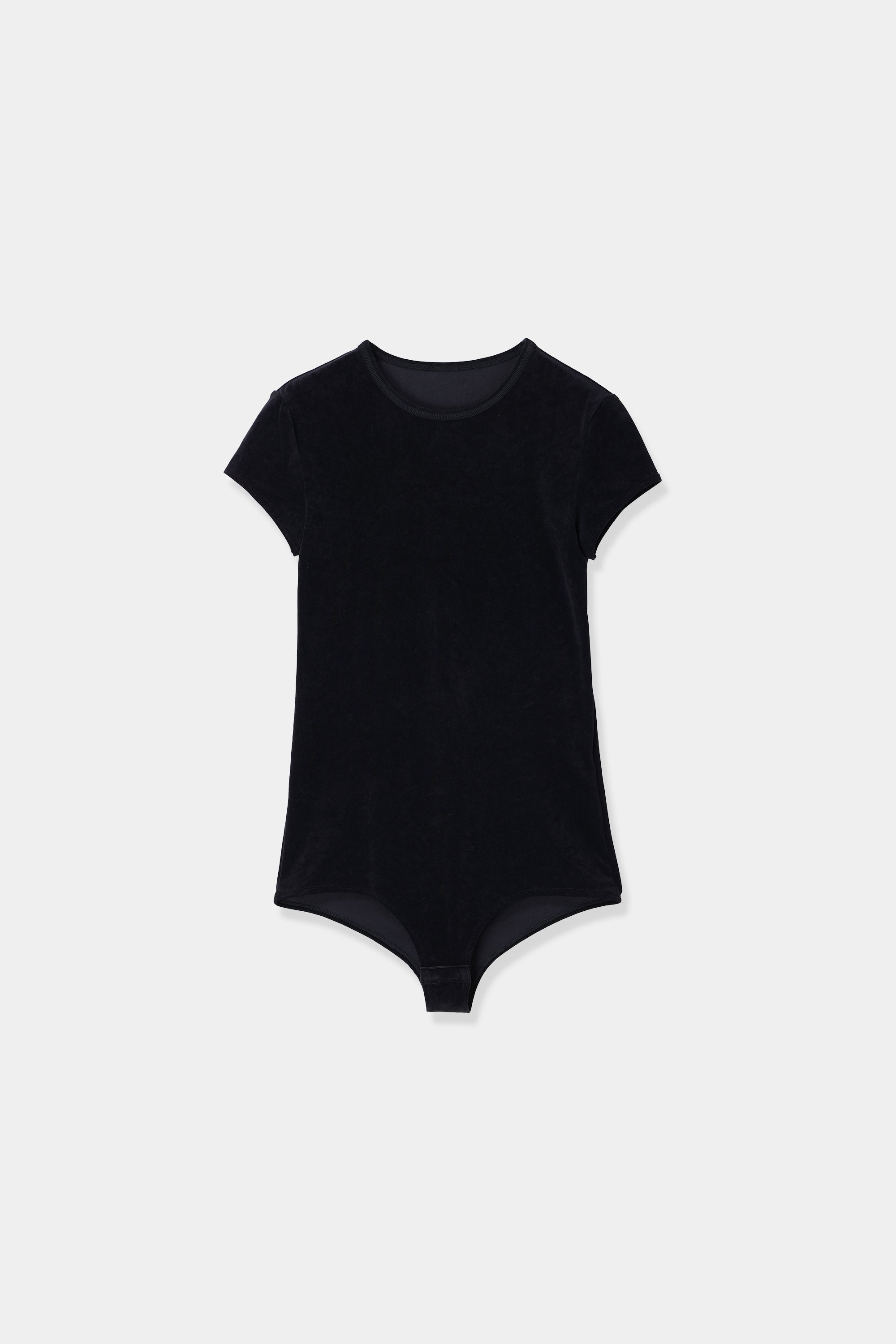 louren velour body suit / navy