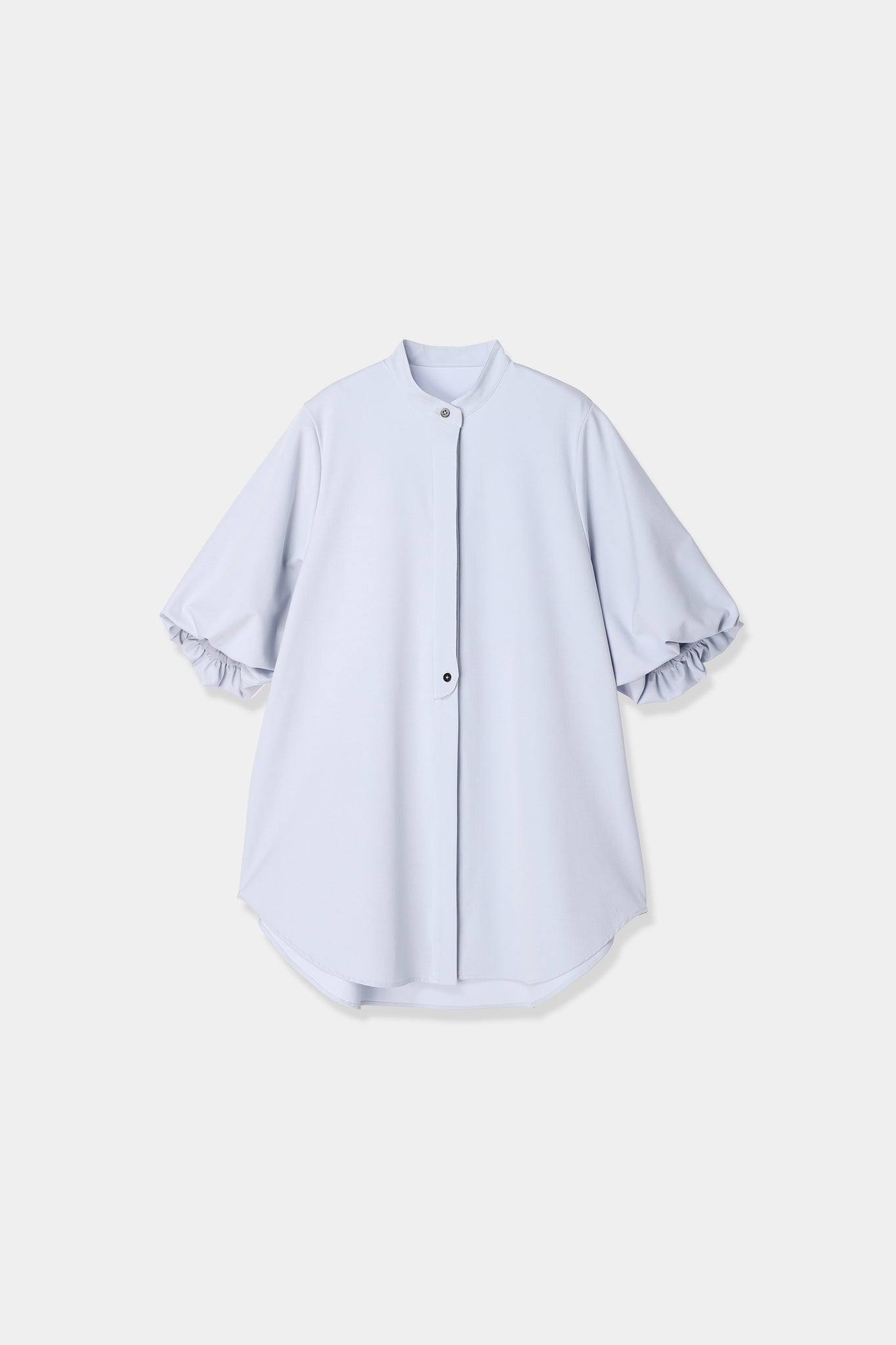 louren puffsleeve stand collar shirt-