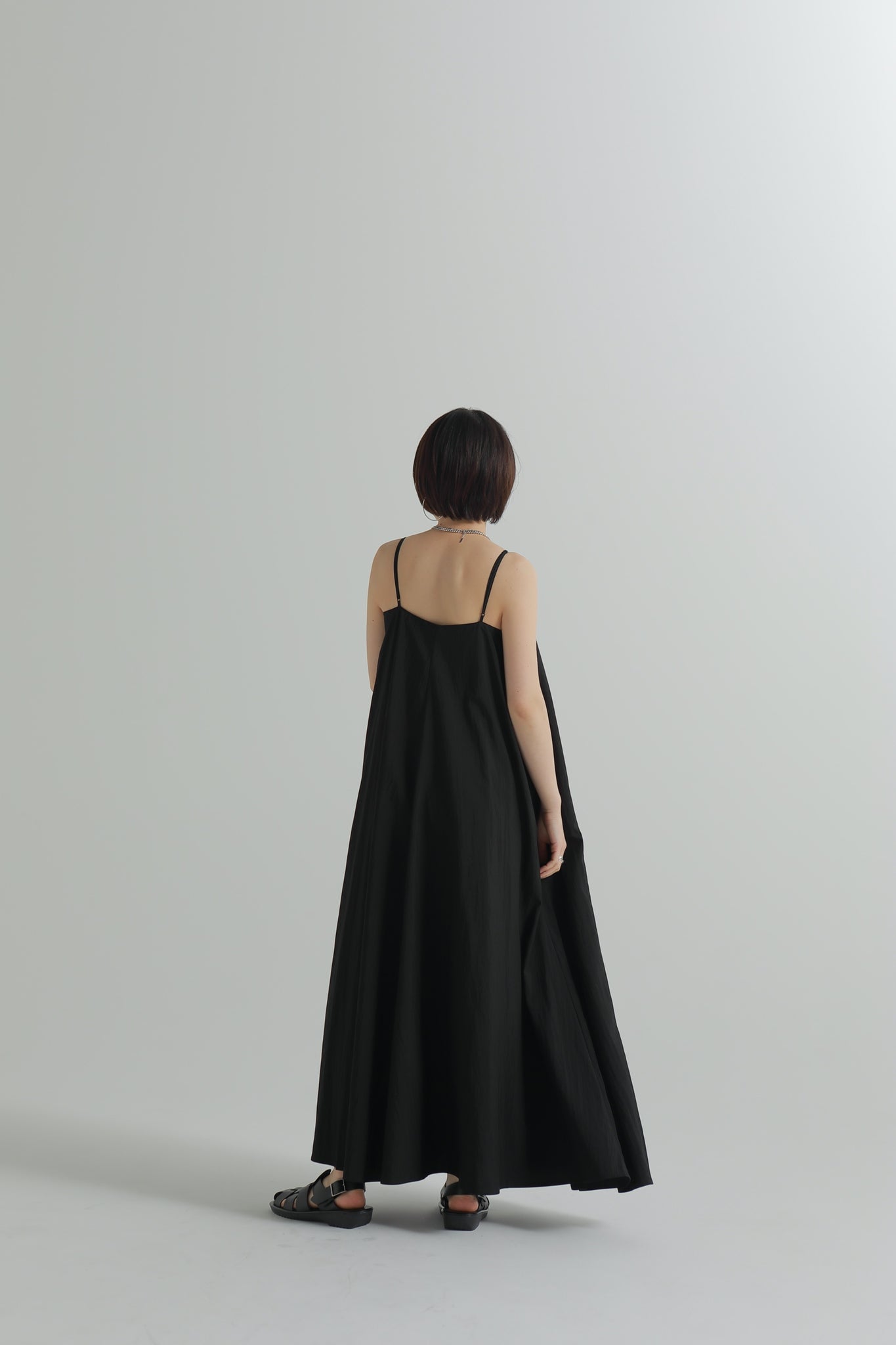 louren ローレン camisole crepe dress - ロングワンピース