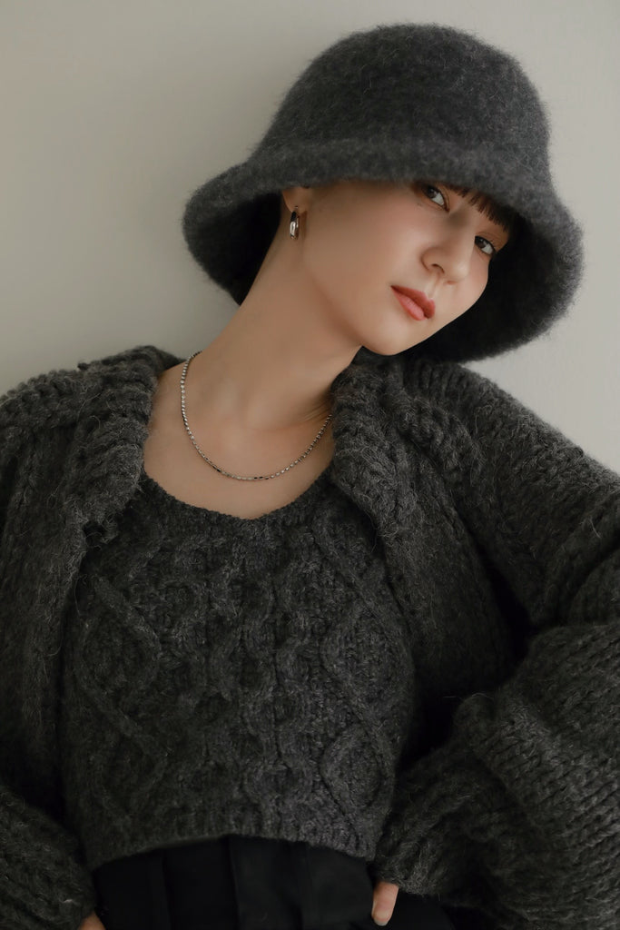 フルオーダー louren volume hand knit outer | www