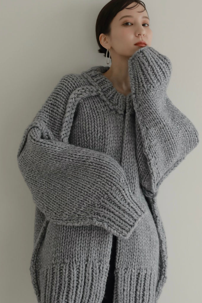 volume hand knit outer – louren store