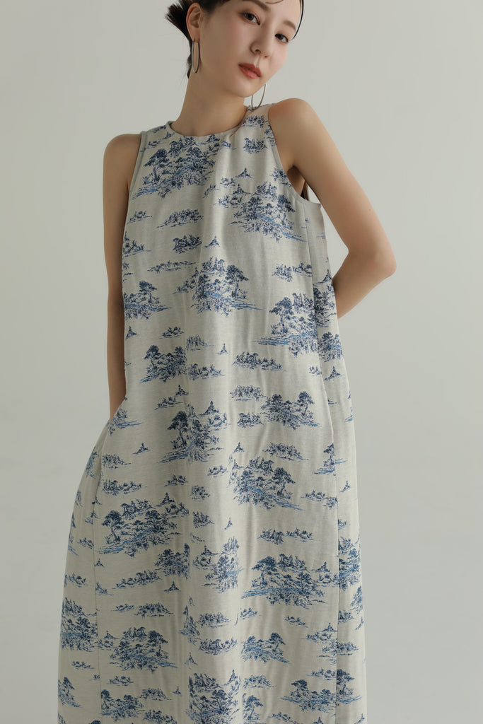 lakeside jacquard dress – louren store