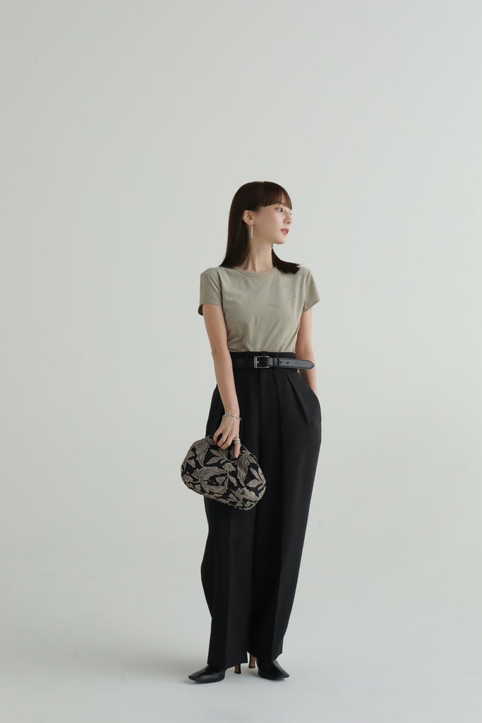 louren doubletuck cocoon pants-