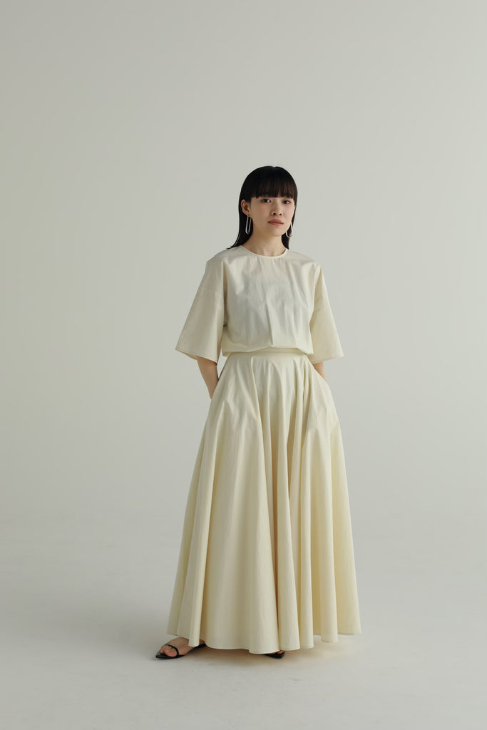 louren volume flare dress ワンピース ドレス - ロングワンピース