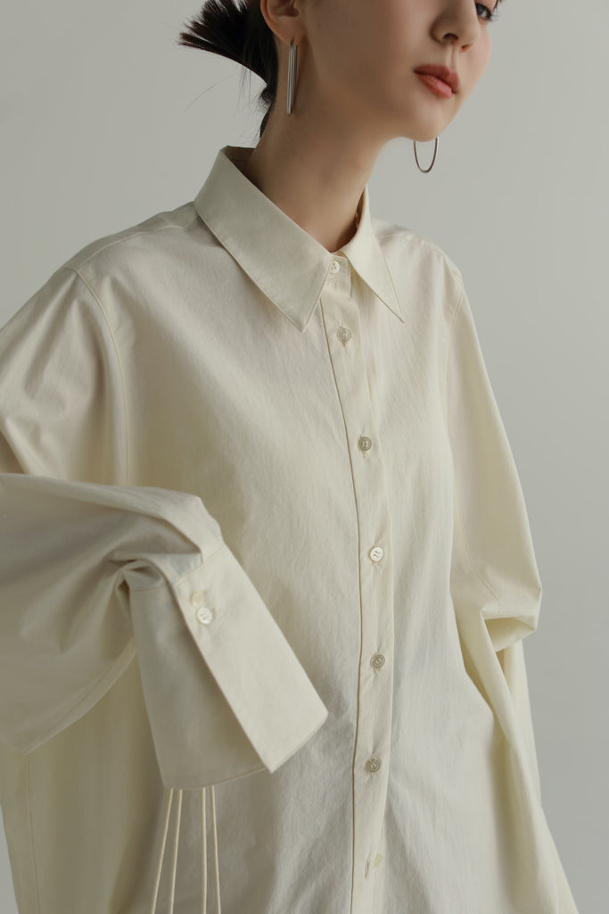 シャツ/ブラウス(長袖/七分)louren Slitsleeve over shirt - dibrass.com