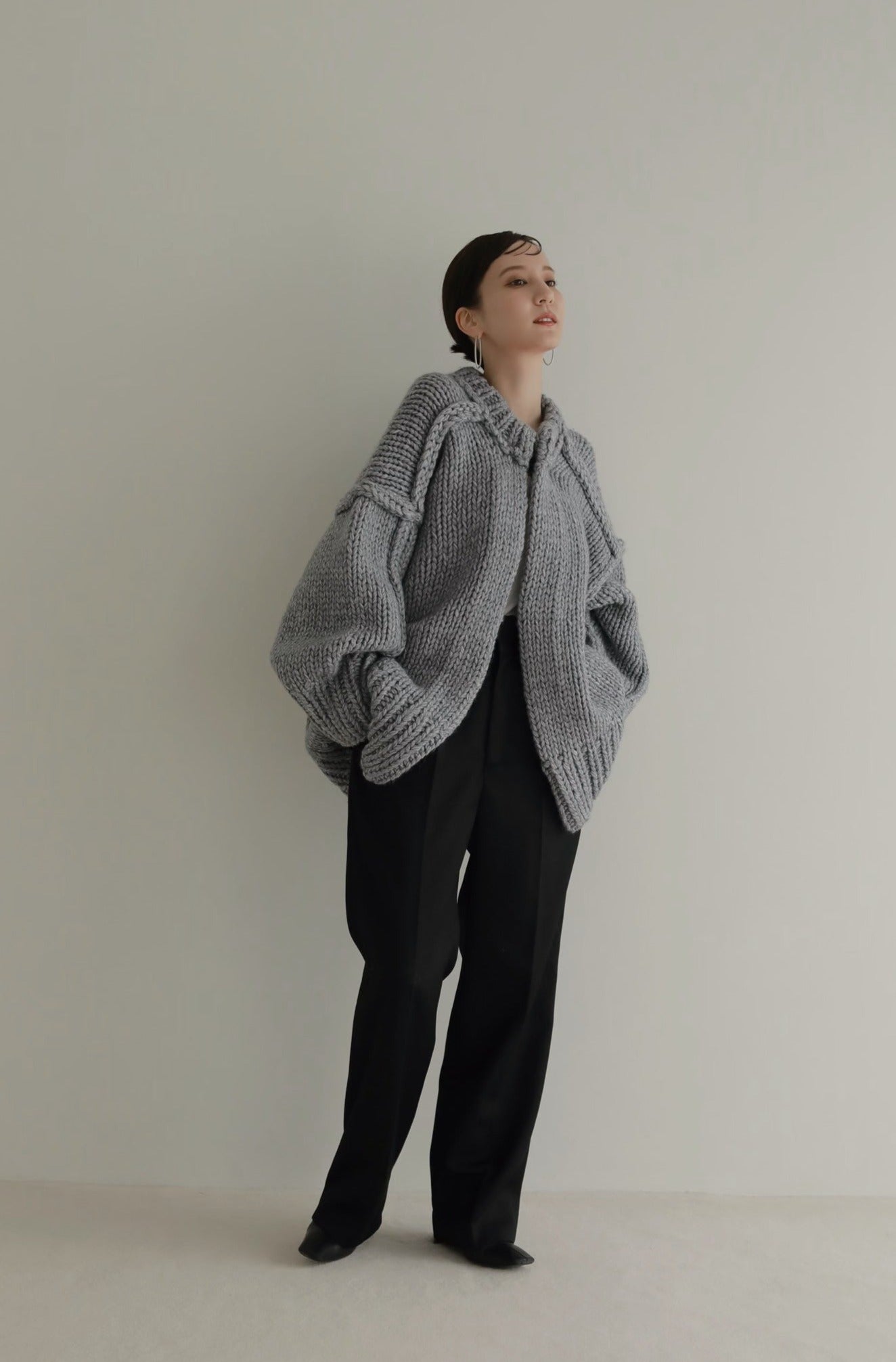 volume hand knit outer – louren store