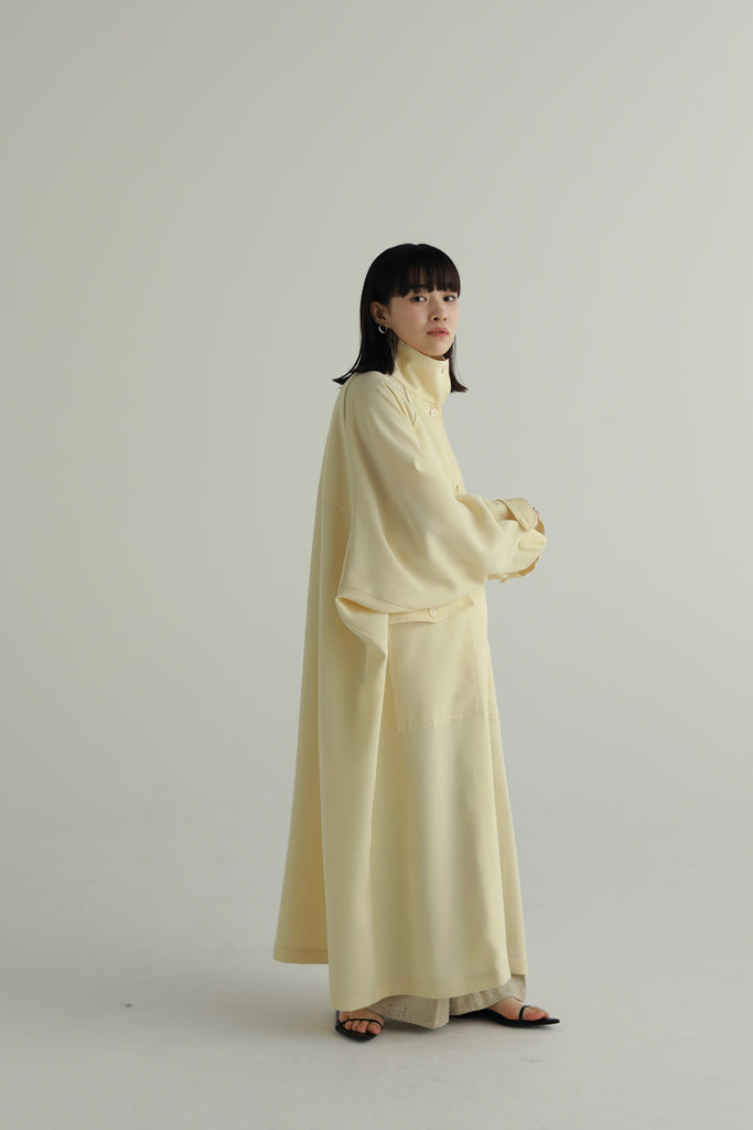 stand collar over coat – louren store