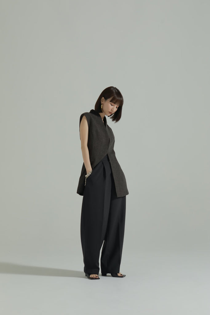 louren cocoon long vest 販促サービス - www.woodpreneurlife.com