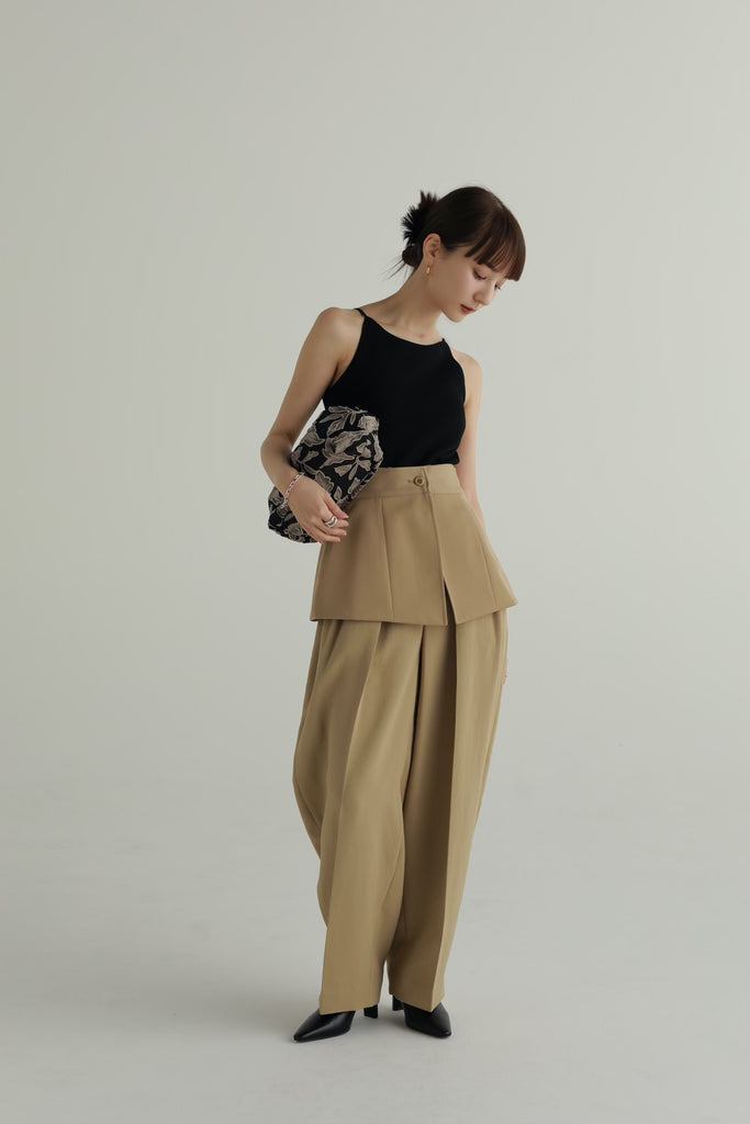 doubletuck cocoon pants louren-