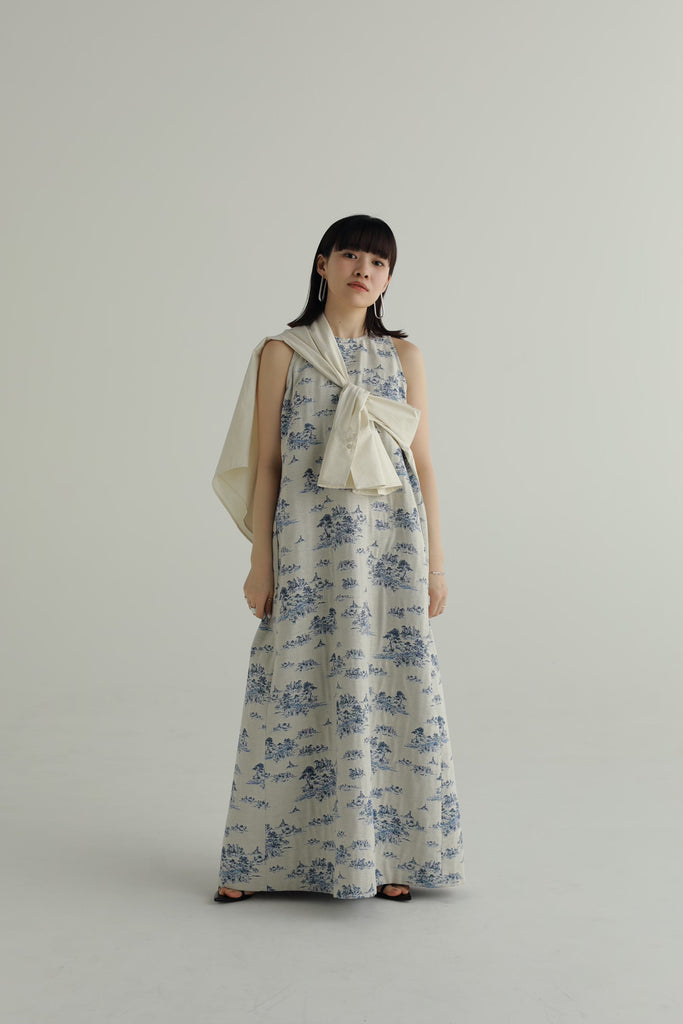 限定 クーポン10% 土日限定価格【louren】lakeside jacquard dress