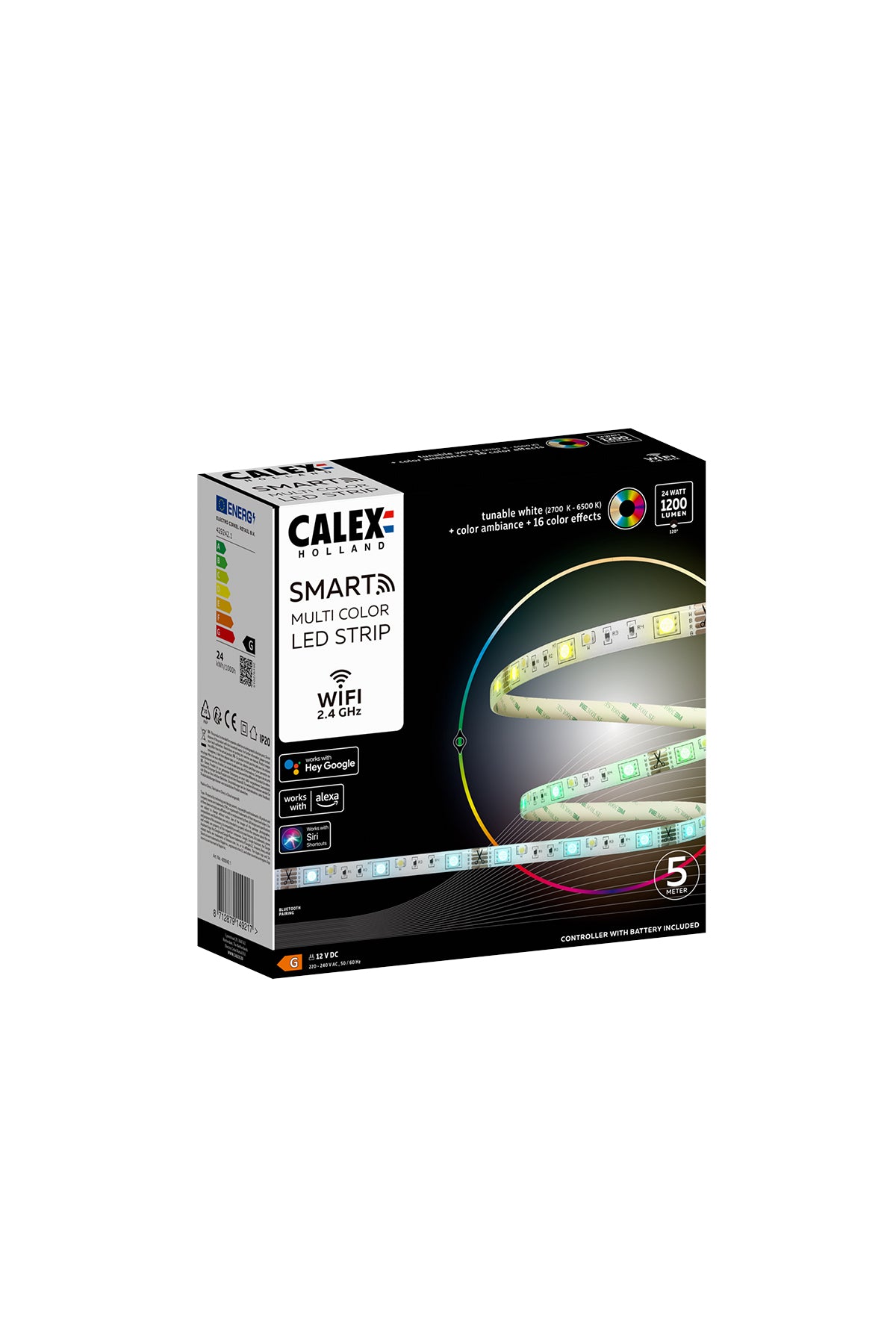 Razernij Trek dienblad Smart serie Calex LED Lichtstrip 5 meter – WoonWijzerWebshop