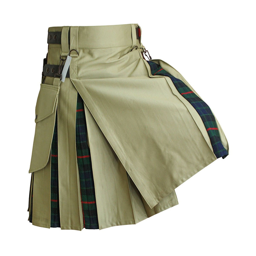 Heavy Cotton Hybrid Kilt With Tartan | House Of Scotland
