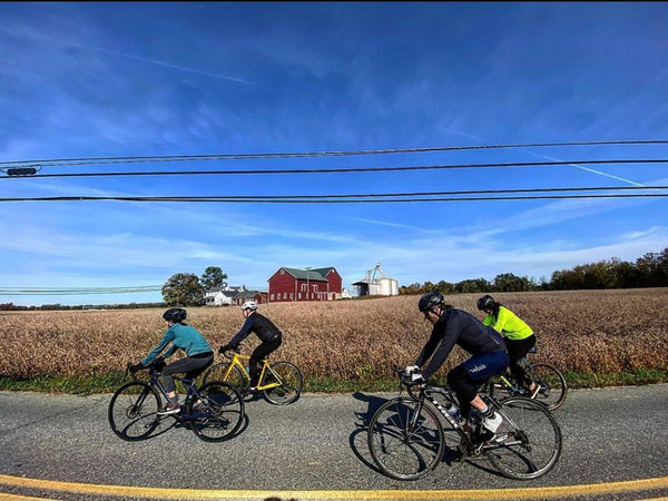 Bill Strickland cycling in winter in Easton Pennsylvania 