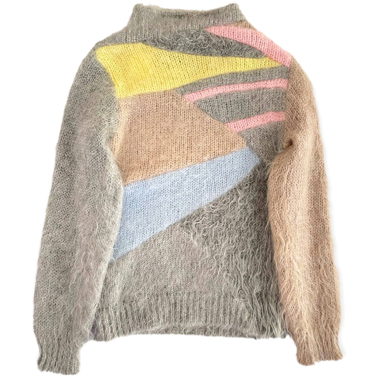 UNDERCOVER 20AW Mohair Bicolor Knit | labiela.com