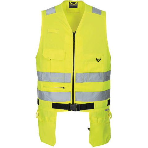 NYOrtho High Visibility reflective Vest - Breathable Mesh Security Mesh  Jacket Lightweight, Does Not Sweat, ANSI/ISEA Class 2