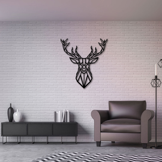 metal deer wall decor