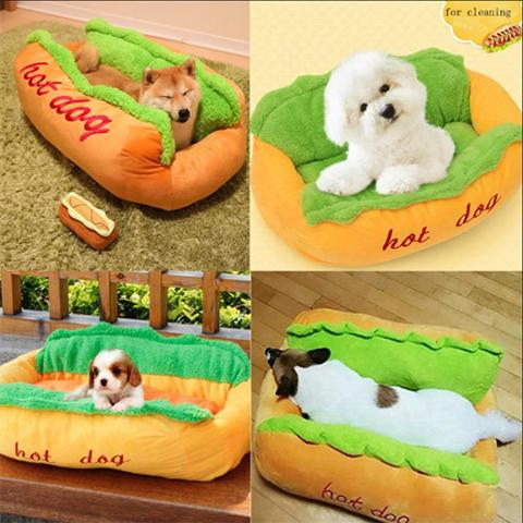 hot dog dog bed