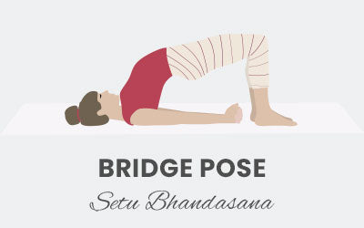 Pose du pont - Setu Bhandasana - Yoga du chakra racine