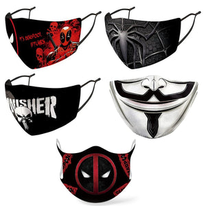 Deadpool, Spiderman, Punisher, Vendetta, Deadpool Logo (Pack of 5) – Yard  of Deals