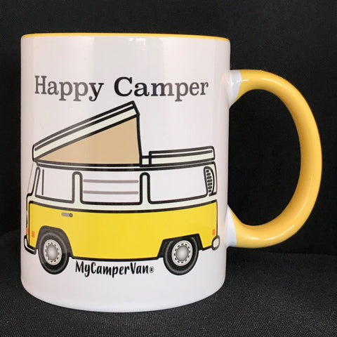 MyCamperVan T2 / Bay camper ceramic mug Happy Camper