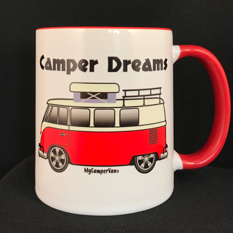 MyCamperVan T1 Split screen camper ceramic mug