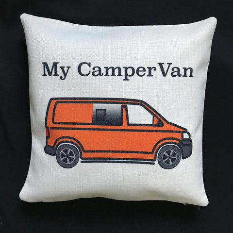 MyCamperVan T5 camper personalised cushion cover