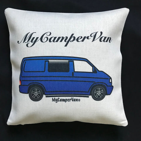 MyCamperVan T4 Kombi cushion cover in blue