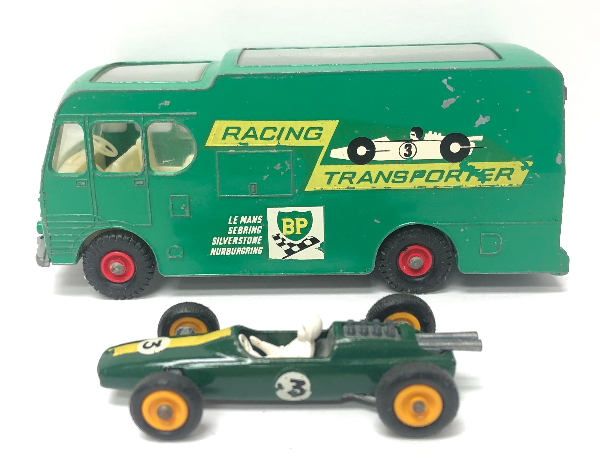 matchbox racing car transporter