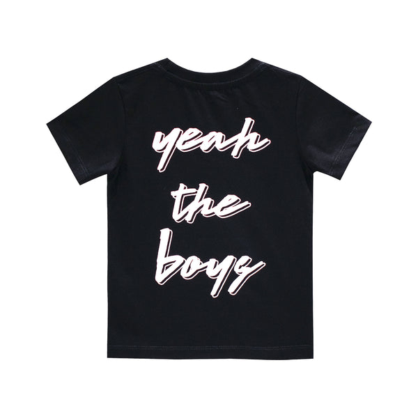 YEAH THE BOYS V2 SMALL PRINT TEE – LITTLE THRILLS