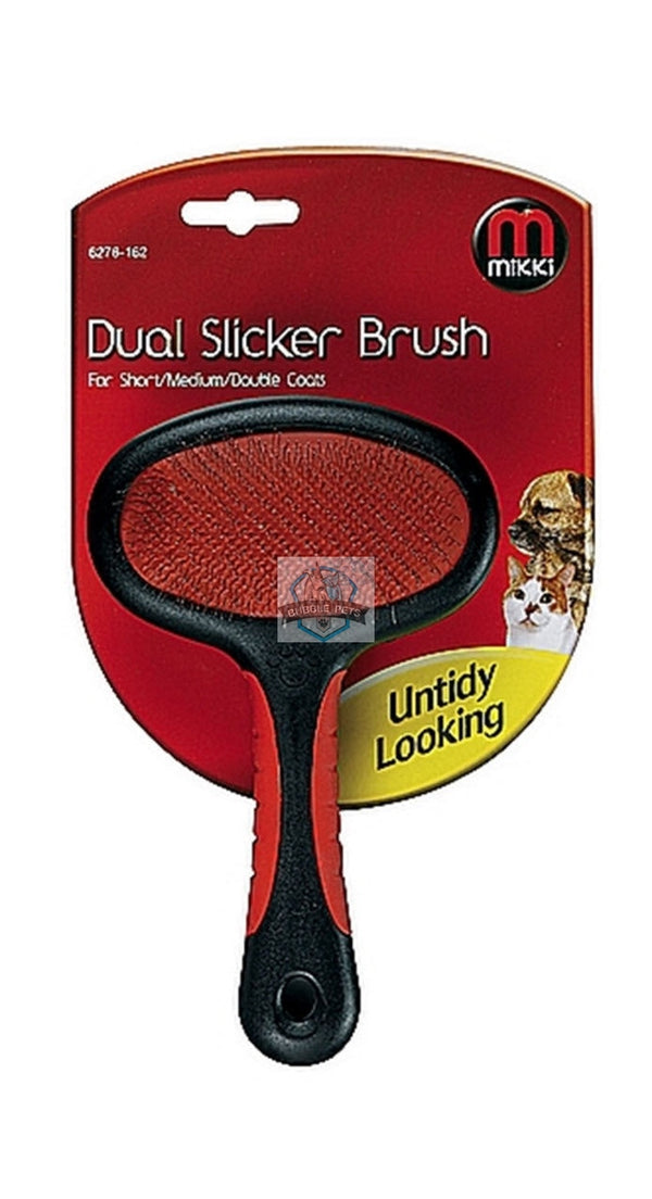Mikki Dual Slicker Large Brush AllCoats for Pets