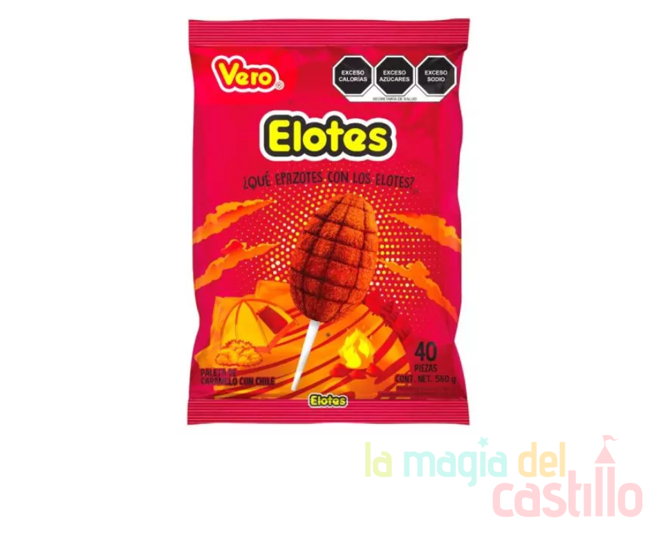 Paleta Elote, 40 Piezas – Magia del Castillo