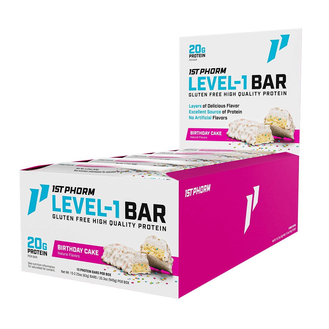 Level-1 Bar (15ct), Birthday Cake