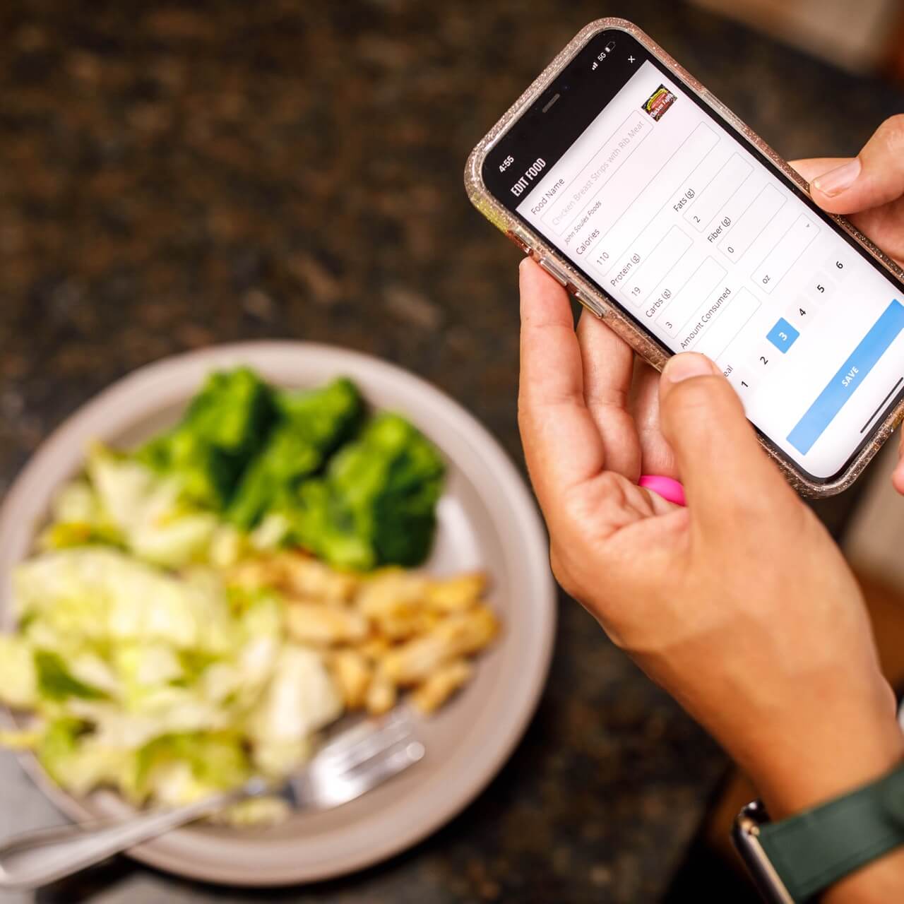 1st Phorm App, Food Tracking