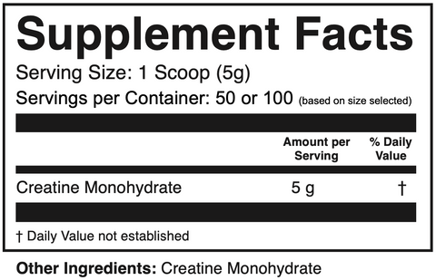 Micronized Creatine Monohydrate