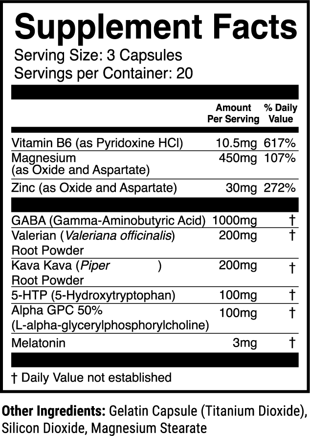 Night-T Ingredients