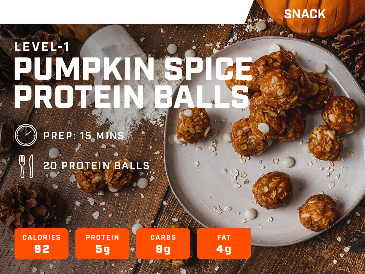 Pumpkin Spice Protein Balls
