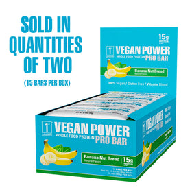 Vegan Power Pro Bar Combo Pack - Nutritional Supplement | Apple Cinnamon by 1st Phorm