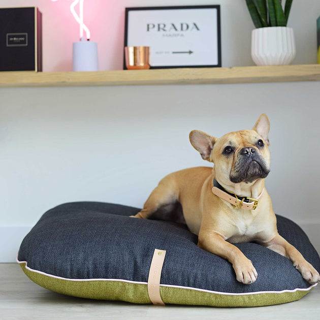 FIKA BED | MOSS/BLUSH – Rag & Paw