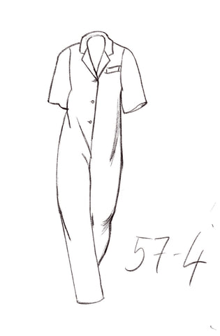 57-4 Wide-fitted overall with lapel collar (***) – print-at-home sewing pattern