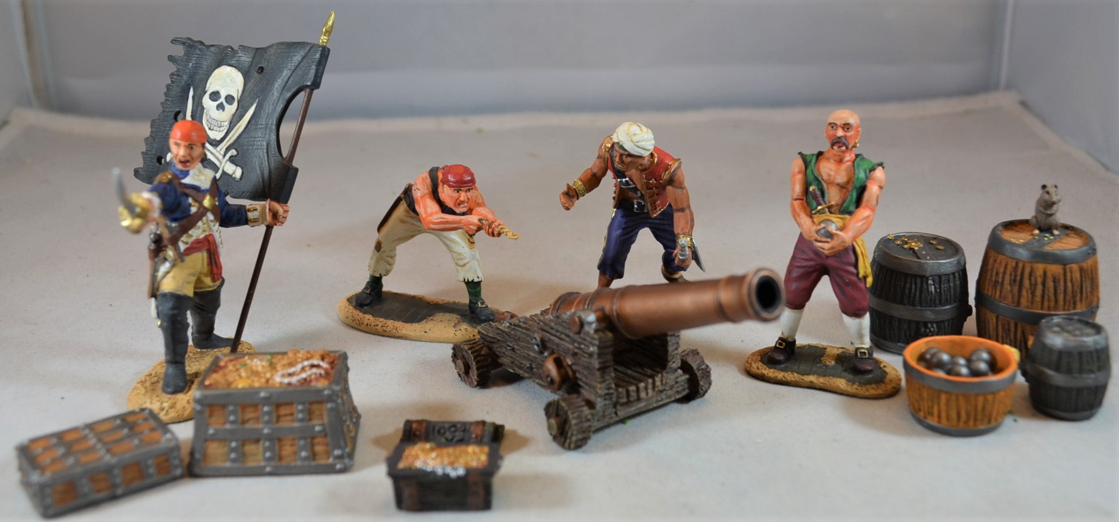 miniature pirate figures