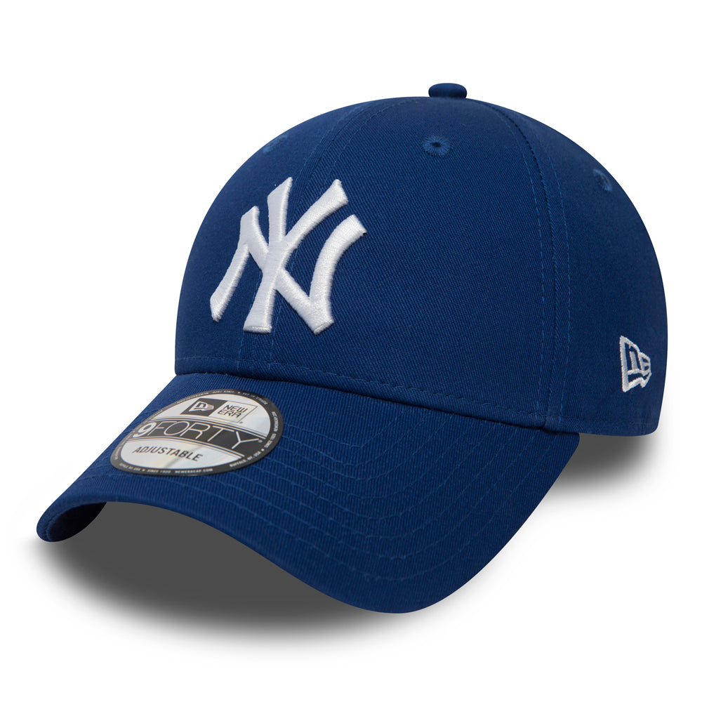 casquette pleine ny basic bleu bleu os