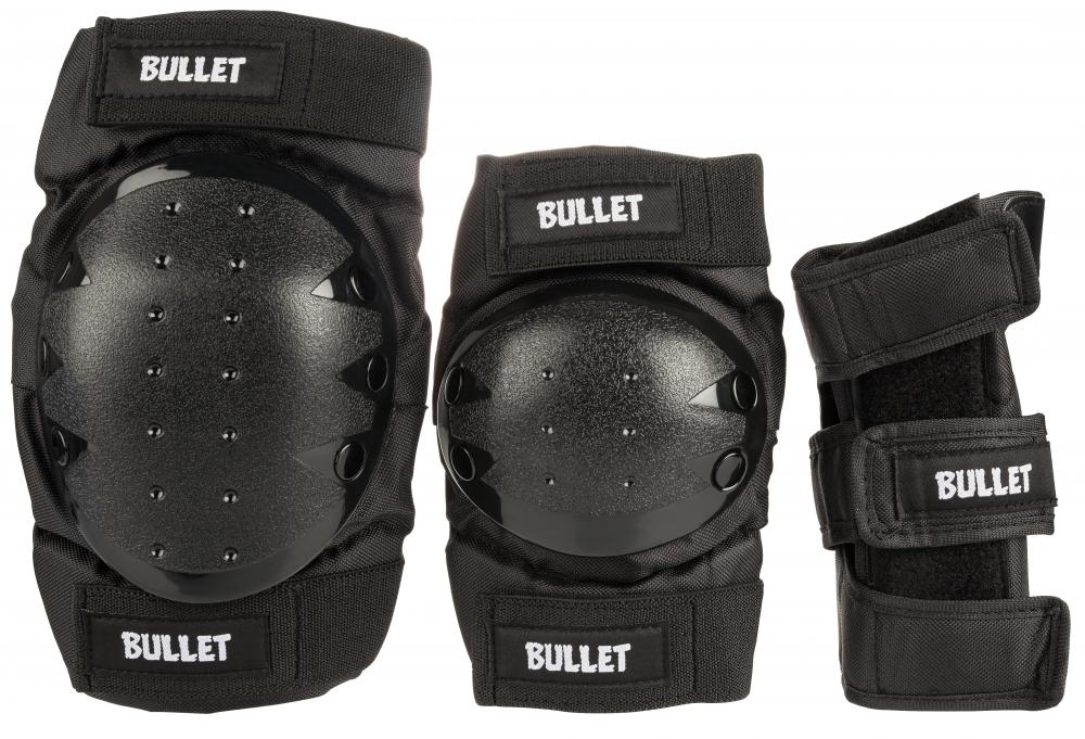 Bullet unisex protection set de protection adulte black combo s