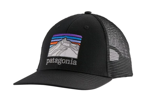 Patagonia unisex casquette trucker line ridge lopro trucker hat black black