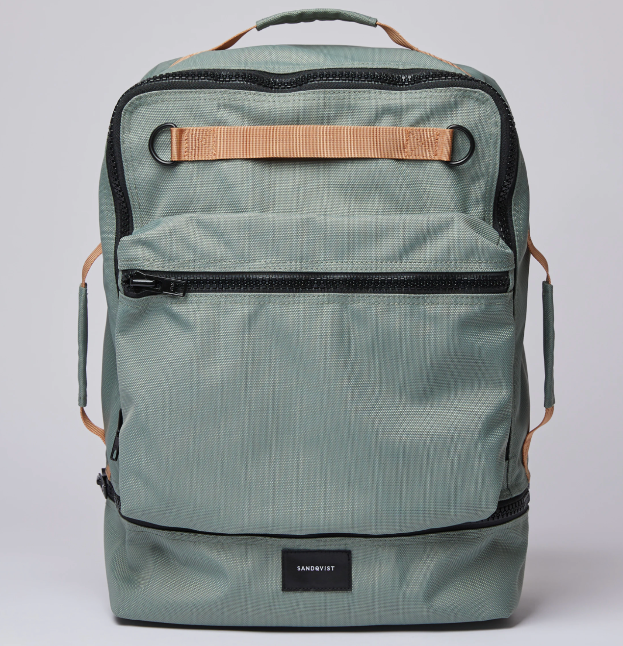 Sandqvist unisex sac a dos algot vert dusty green os