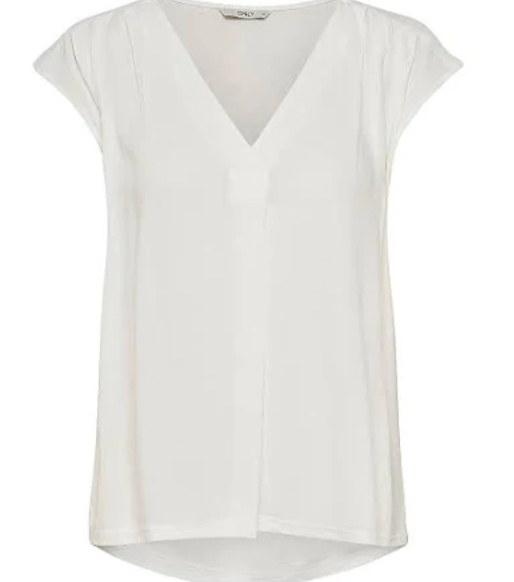 Only unisex chemise-blouse roberta blanc cloud dancer 36