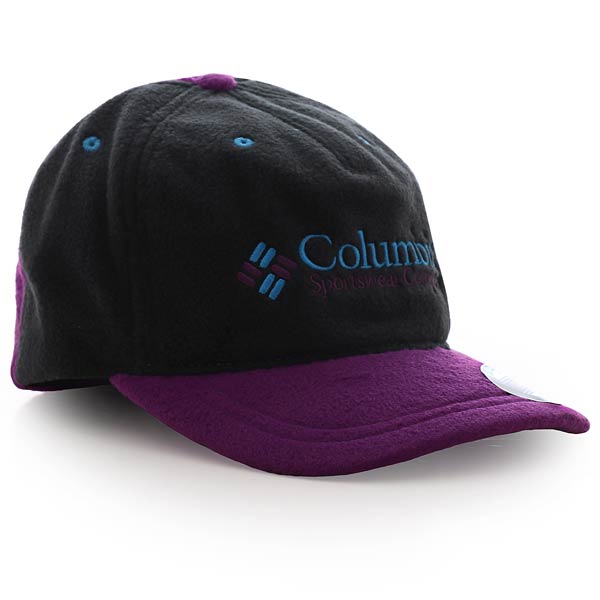 Columbia unisex casquette pleine fleece cap noir black/plum s/m