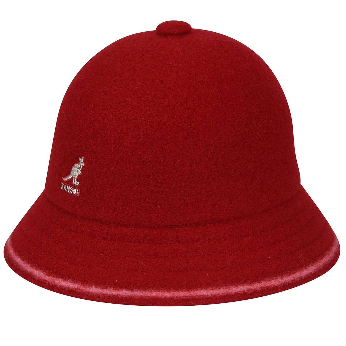 Kangol unisex bob stripe casual laine rouge red/off white s